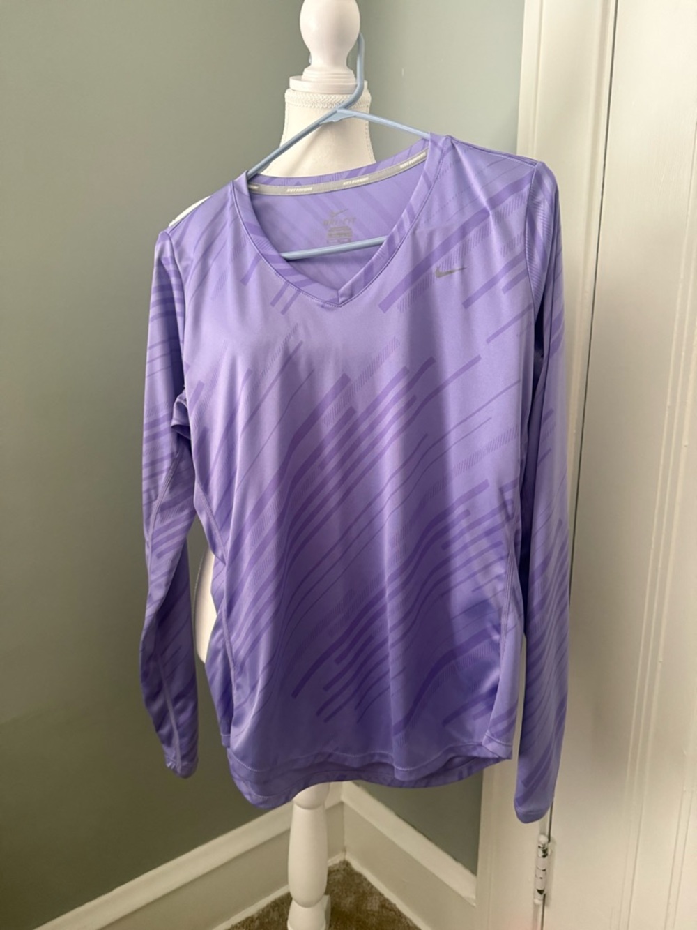 Nike Lavender Dri-FIT Running Top